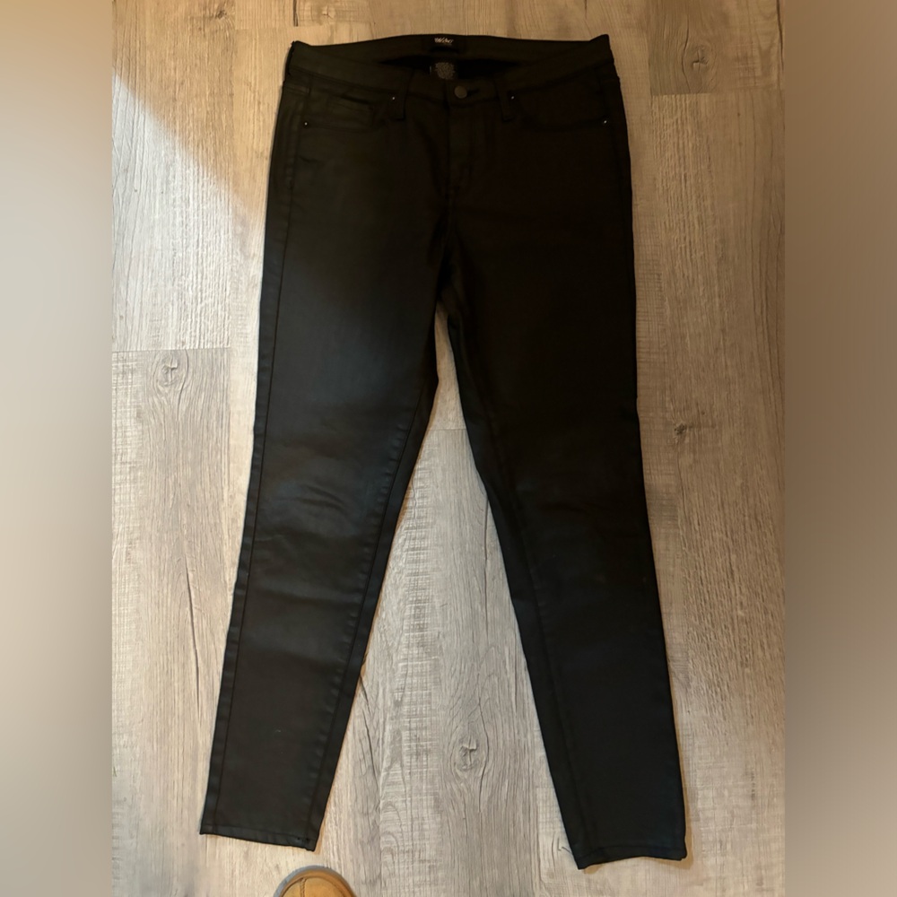 Mossimo by Target black shiny skinny jeans.
